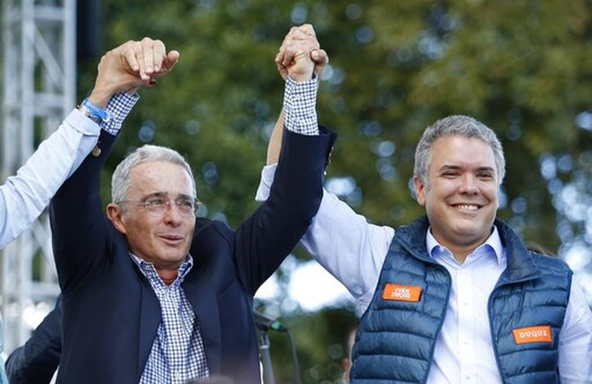 Ivan Duque, Alvaro Uribe