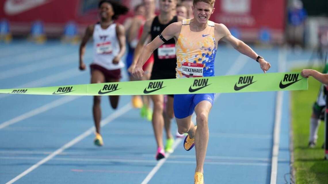 Cooper Lutkenhaus, 17, captures 800 meters at USATF Outdoor Championships