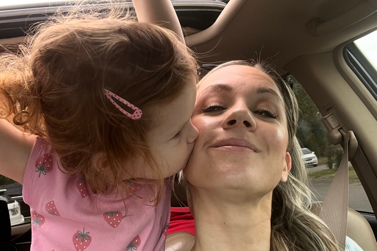  Kate Rapier and her adoptive daughter 5-year-old Gigi. 