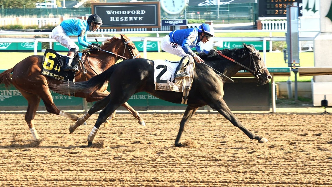 Wharfie Rallies From Last To Win Rags To Riches 