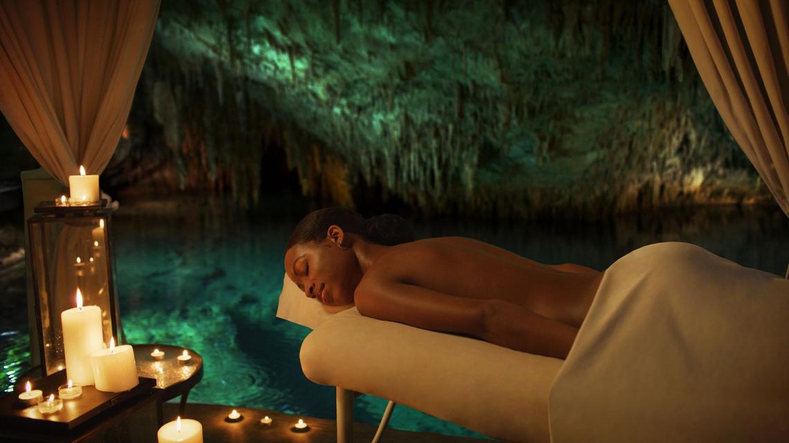 I visited a spa in a 500,000-year-old cave in Bermuda 