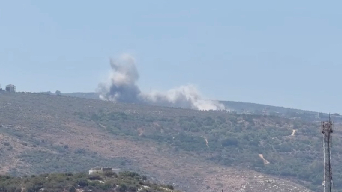 Israeli military strikes southern Lebanon after evacuation warning to village 
