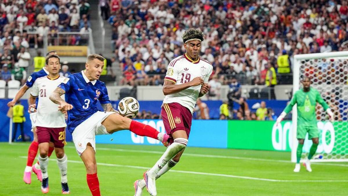  The crafty Yamal won Spain a first half penalty. | Erick W. Rasco/Sports Illustrated 