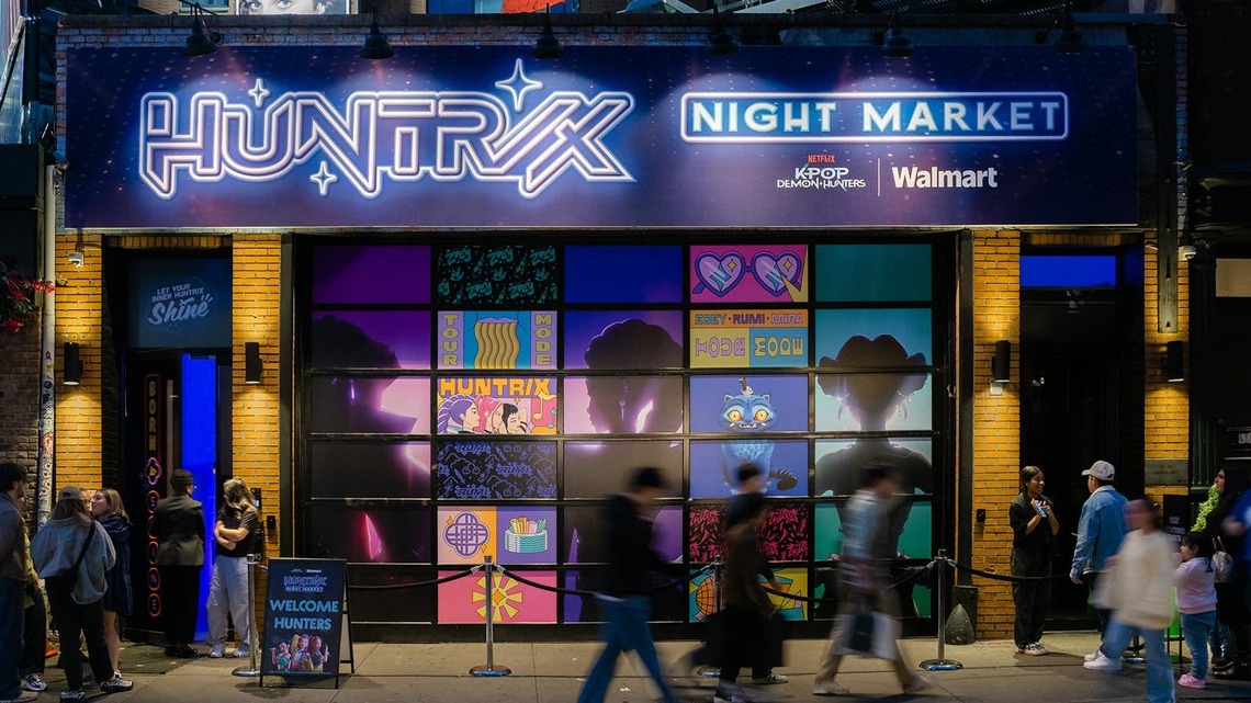Netflix's 'KPop Demon Hunters' and Walmart Bring HUNTR/X to Life With a Free NYC Pop-Up 
