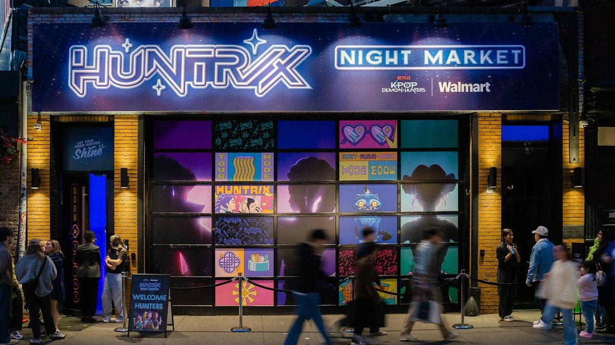 Netflix's 'KPop Demon Hunters' and Walmart Bring HUNTR/X to Life With a Free NYC Pop-Up