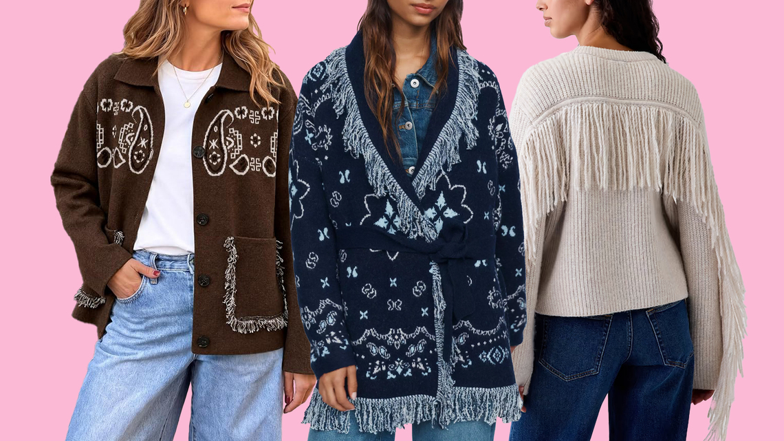 Gap's Viral Fringe Cardigan Keeps Selling Out - 15 Boho-Chic Alternatives 