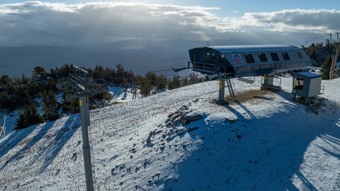 Snowmaking Is Underway at Mt. Rose as Tahoe's Earliest Opening Approaches 