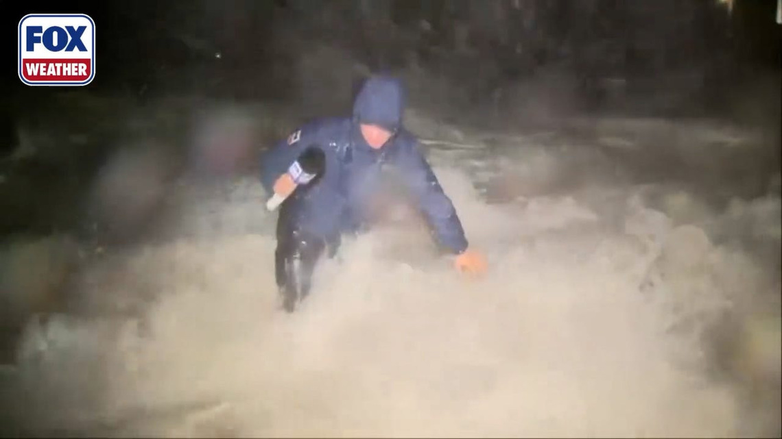 Hurricane Lowell wave topples meteorologist in Hawaii: Video 