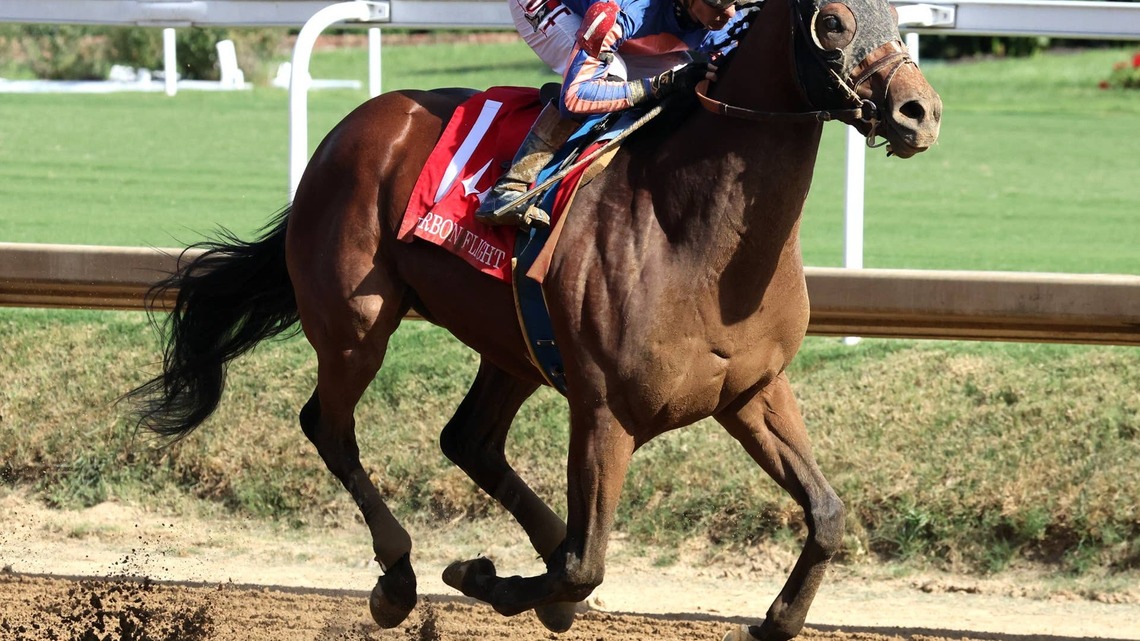 Plutarch Strikes Stylish Bourbon Flight Win Off Long Layoff 