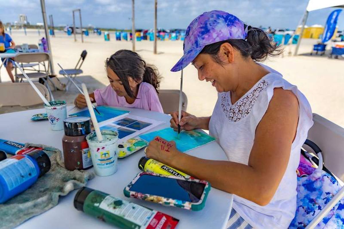  Crafts at World Ocean Day Festival. Photo credit: Visit Galveston 