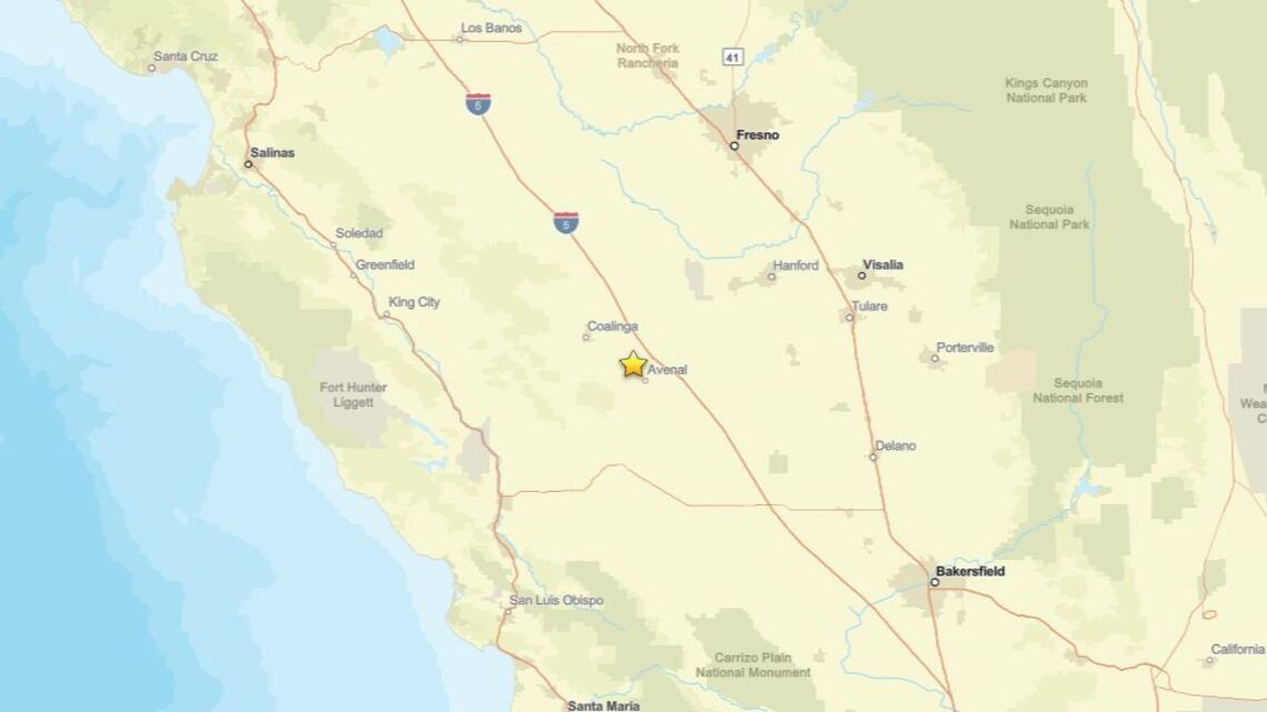 Update: 2.5 magnitude earthquake registered close to Avenal, CA on Aug. 18 