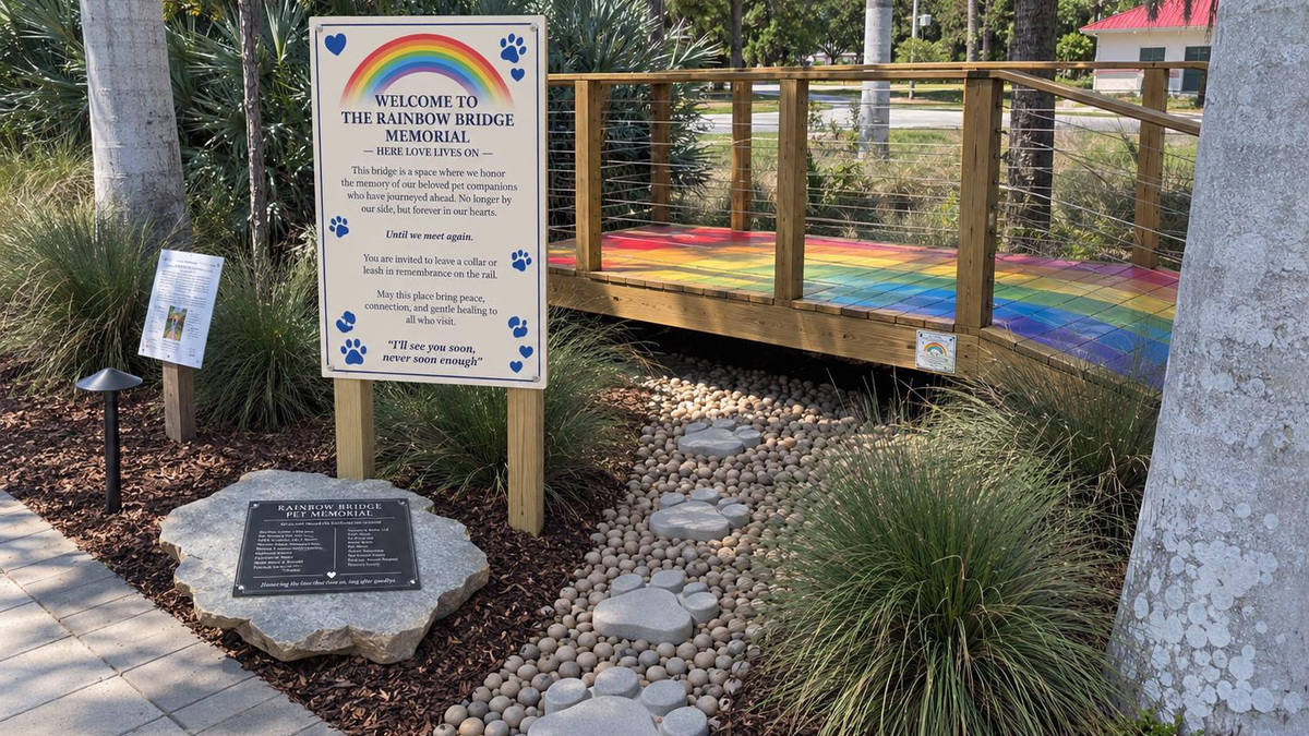 New 'Rainbow Bridge' pet memorial opens in Fort Myers