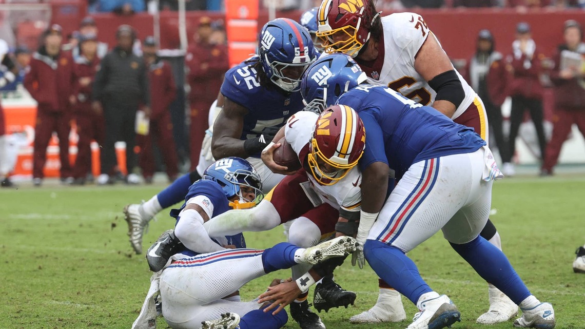 Giants Escape With Tie After Jayden Daniels, Commanders Let Overtime Clock Run Out 