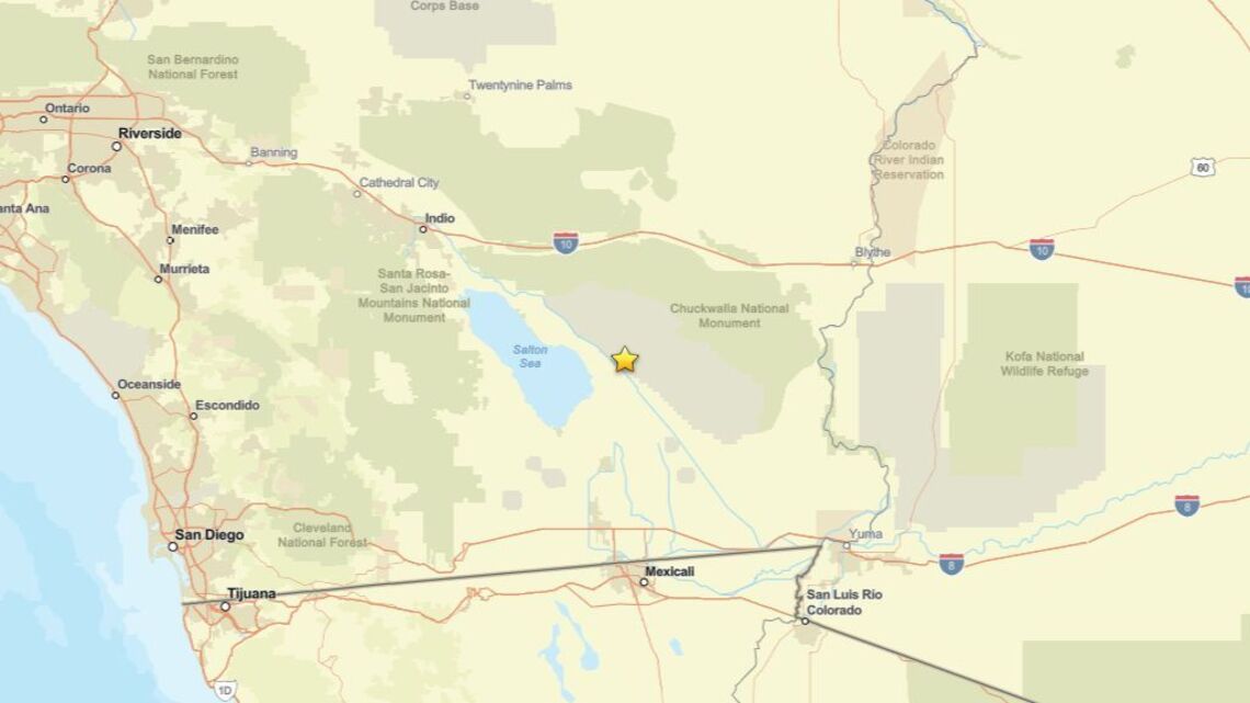 Update: 2.4 magnitude earthquake detected near Niland, CA on Aug. 18 