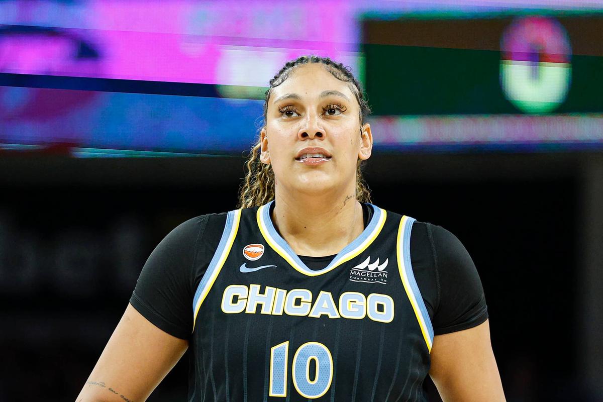  Chicago Sky center Kamilla Cardoso (10) Kamil Krzaczynski-Imagn Images