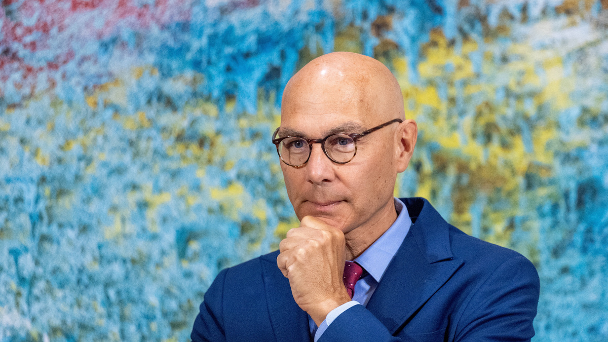 Volker Turk, United Nations High Commissioner for Human Rights, attends the Human Rights Council at the UN European headquarters in Geneva, Switzerland, September 8, 2025. REUTERS/Denis Balibouse