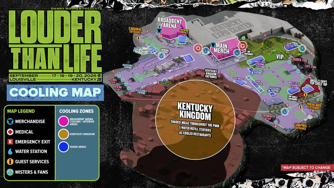 Louder Than Life 2026 features new covered stage, larger VIP area