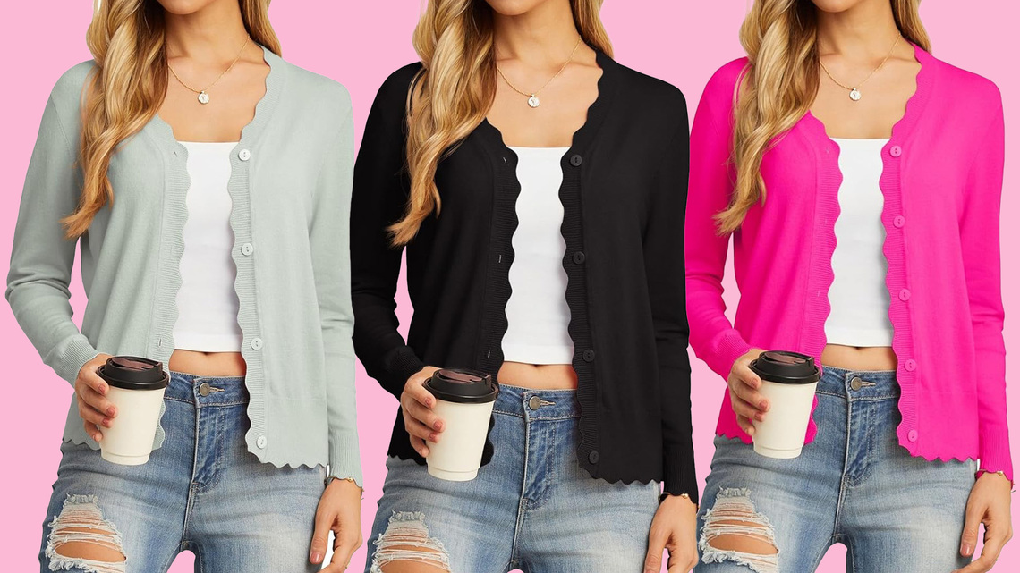 Shoppers Say This Cardigan Is 'Perfect for Layering' and Looks So Chic 