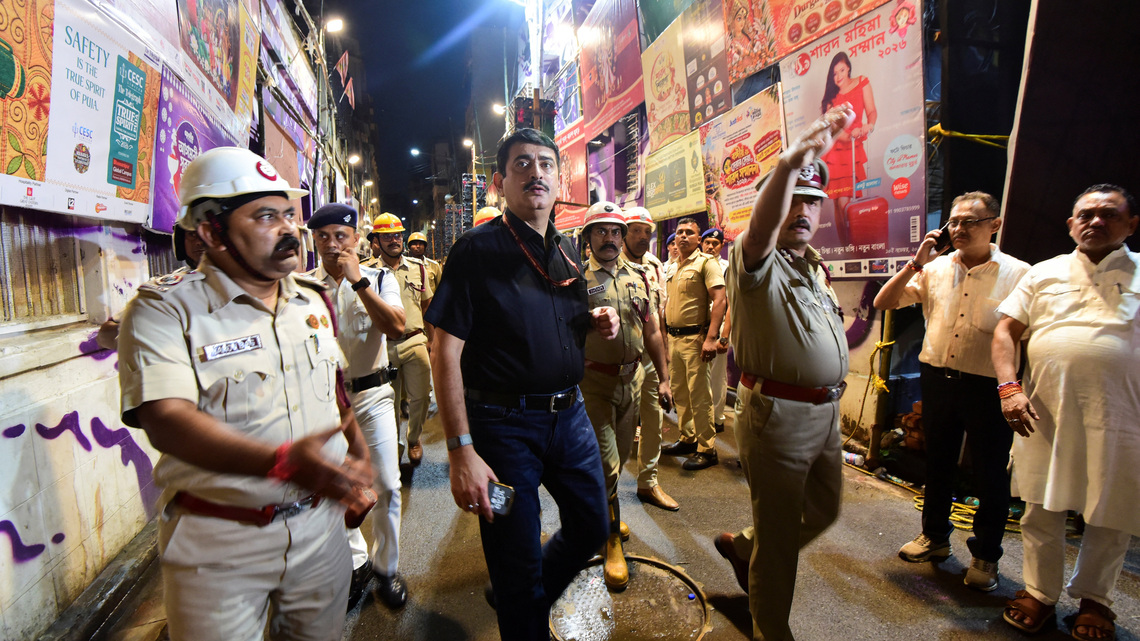 Festival crush in Indian city of Kolkata kills at least 17, local media say 