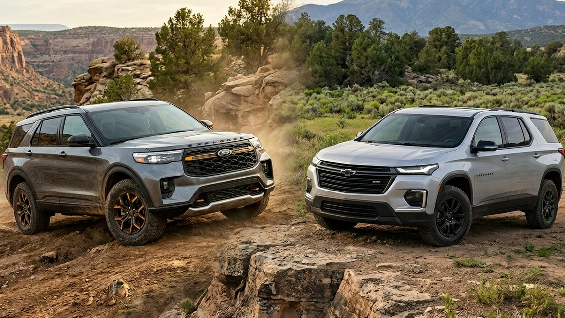 2026 Chevy Traverse Z71 vs. Ford Explorer Tremor: 5 Key Differences 