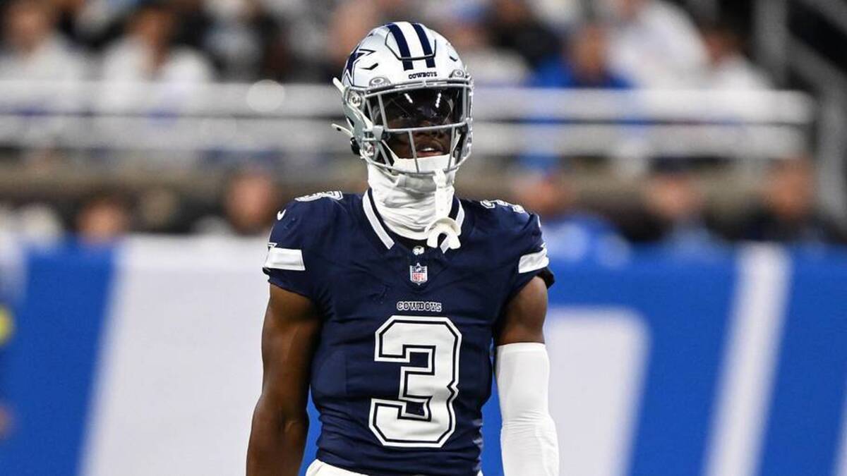  Dec 4, 2025; Detroit, Michigan, USA; Dallas Cowboys wide receiver George Pickens (3) during the first half against the Detroit Lions at Ford Field. | Lon Horwedel-Imagn Images 