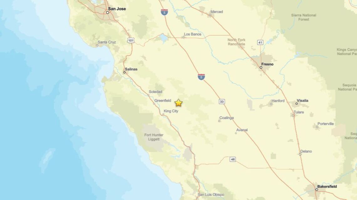 Update: 2.7 magnitude earthquake recorded near New Idria, CA on May 23 