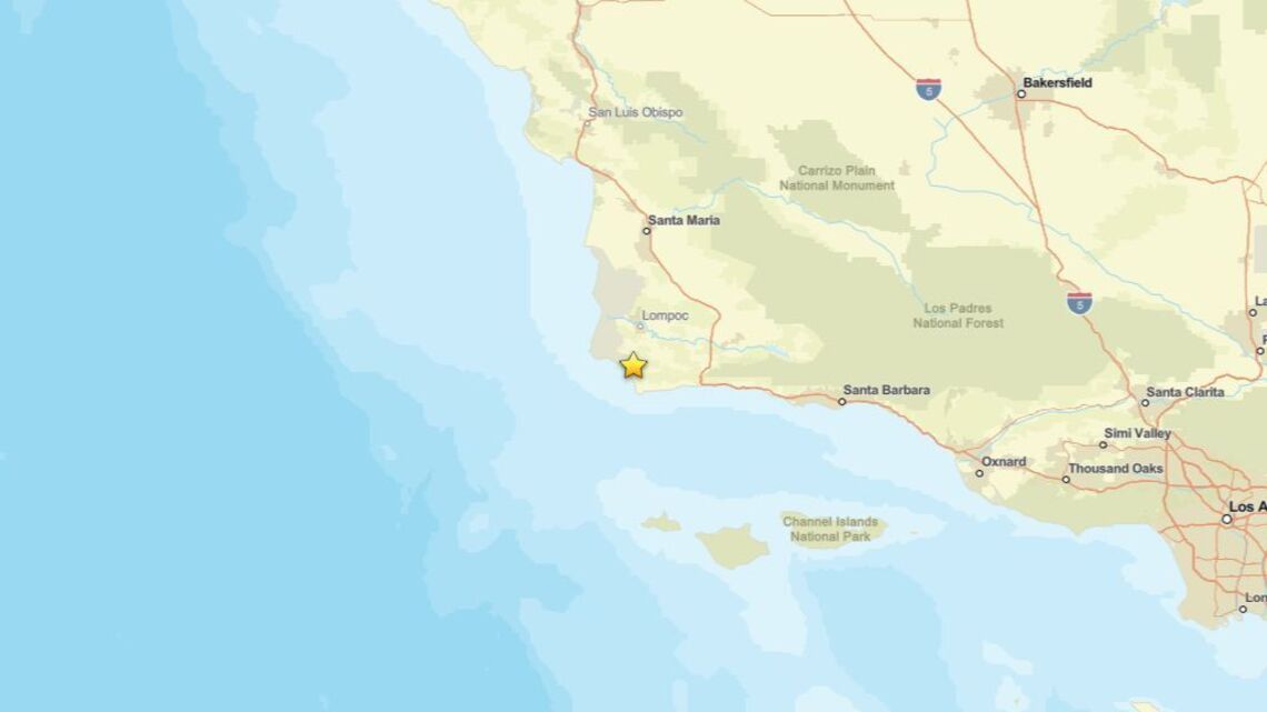 Update: Aug. 8 - 2.5 magnitude earthquake registered near Lompoc, CA 
