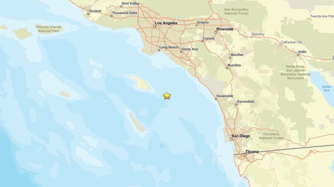 Update: Earthquake of 2.5 magnitude recorded near Avalon, CA on Sept. 12 