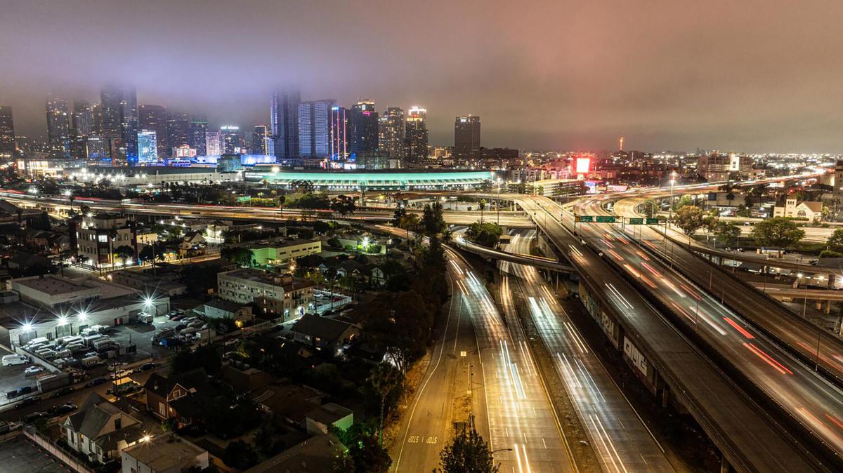 San Francisco and Los Angeles, seen here in July, are just two of six California cities participating in a five-year pilot program with the goal of combating speeding. (Robert Gauthier/Los Angeles Times/TNS)