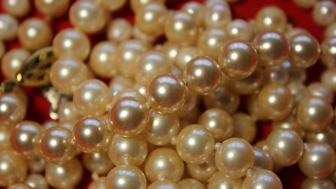 Skip the Fake Cobwebs - This Pearl Bead Spiderweb Is the Glamorous Halloween DIY You Need 