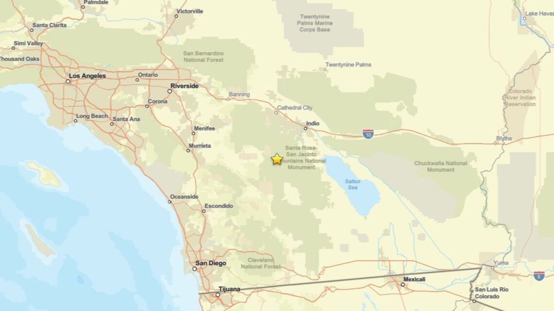 Update: Earthquake of 3.1 magnitude reported near Anza, CA on Sept. 30 