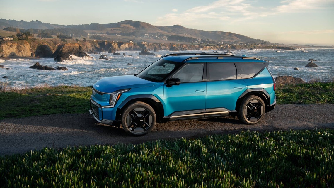 Kia Recalls 21,290 EV9s Because Airbags May Deploy With a Child Up Front 