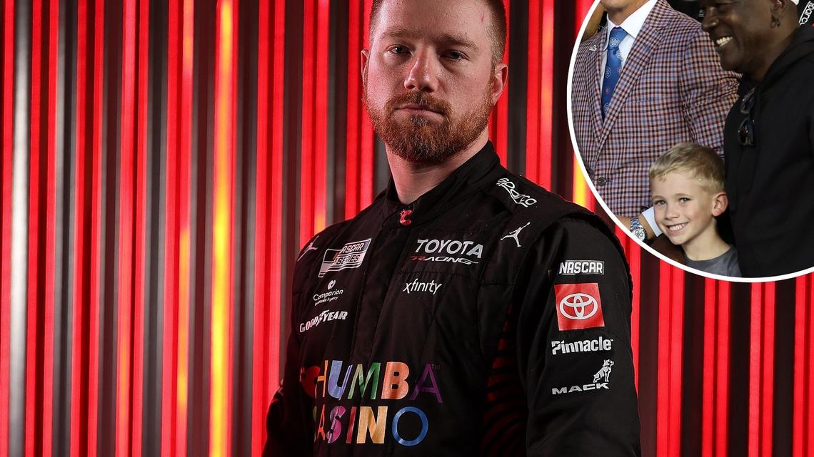 NASCAR's Tyler Reddick Addresses Viral Video of Son With Michael Jordan 