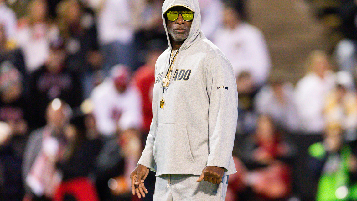 Colorado coach Sanders said offering reporters $50,000 not to mention him ‘was a joke’