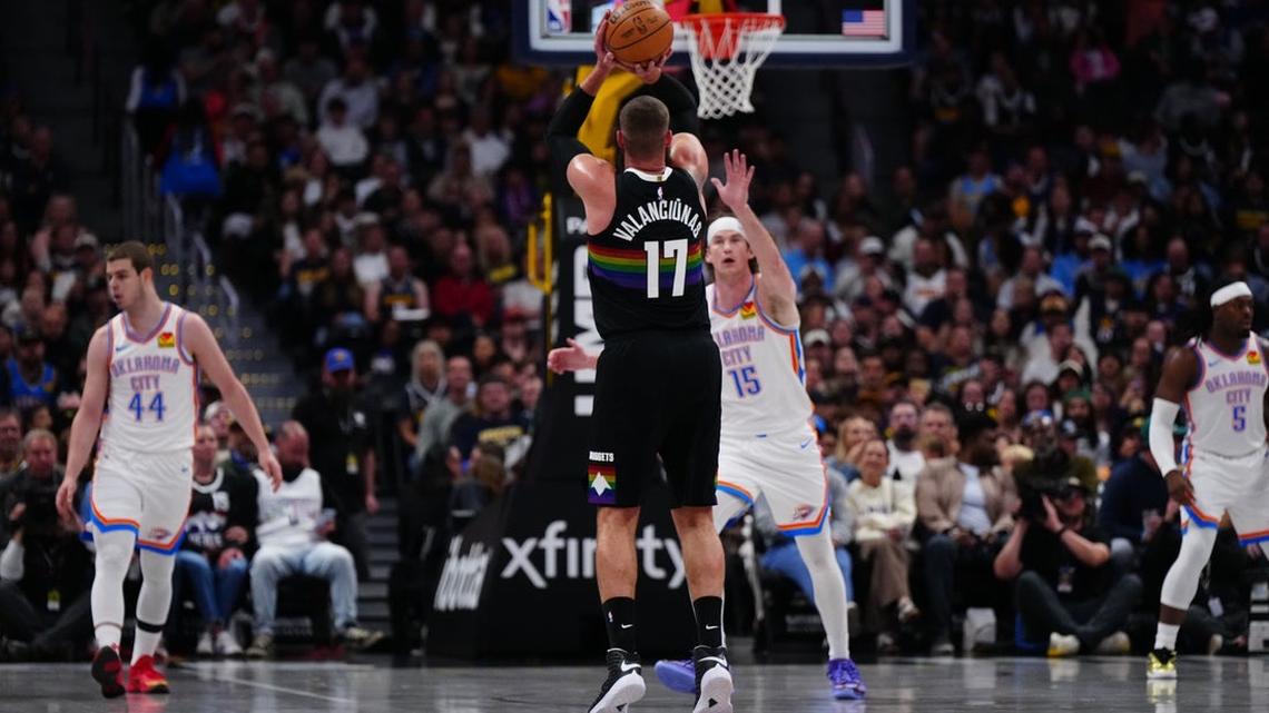 Nuggets win 11th straight as reserves outlast Thunder counterparts  