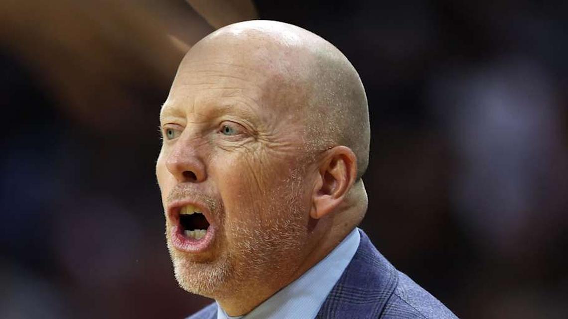  Mar 22, 2026; Philadelphia, PA, USA; UCLA Bruins head coach Mick Cronin reacts against the UConn Huskies in the first half during a second round game of the men's 2026 NCAA Tournament at Xfinity Mobile Arena. Mandatory Credit: Bill Streicher-Imagn Images | Bill Streicher-Imagn Images 