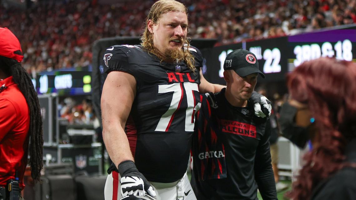 Falcons OT Kaleb McGary retires, team reportedly signing Jawaan Taylor 