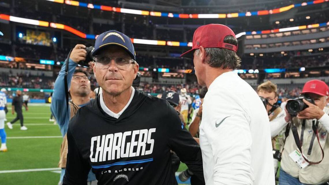 Jim Harbaugh's Mad at a Punter But the Chargers Have Much Bigger Problems