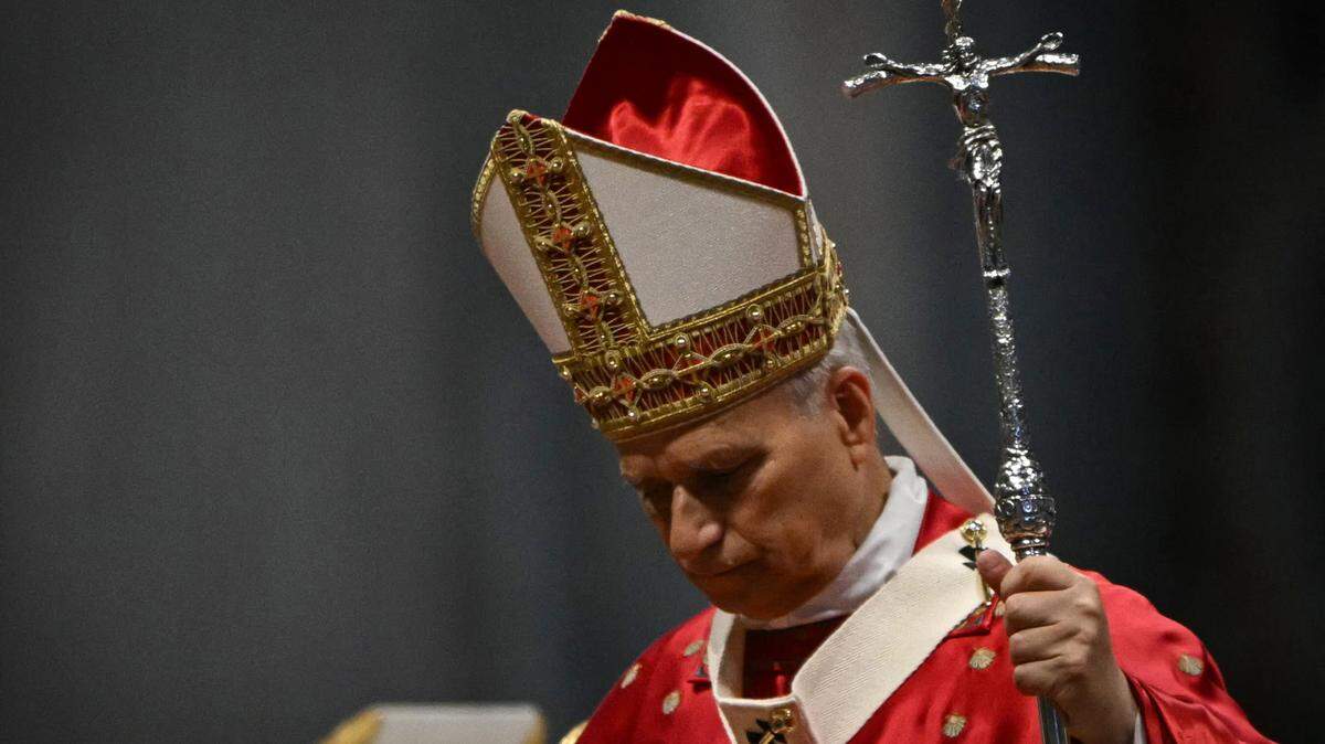 Pope Leo XIV leads a mass on Pentecost day at St Peter's basilica in The Vatican, on May 24, 2026. (Photo by Andreas SOLARO / AFP via Getty Images)