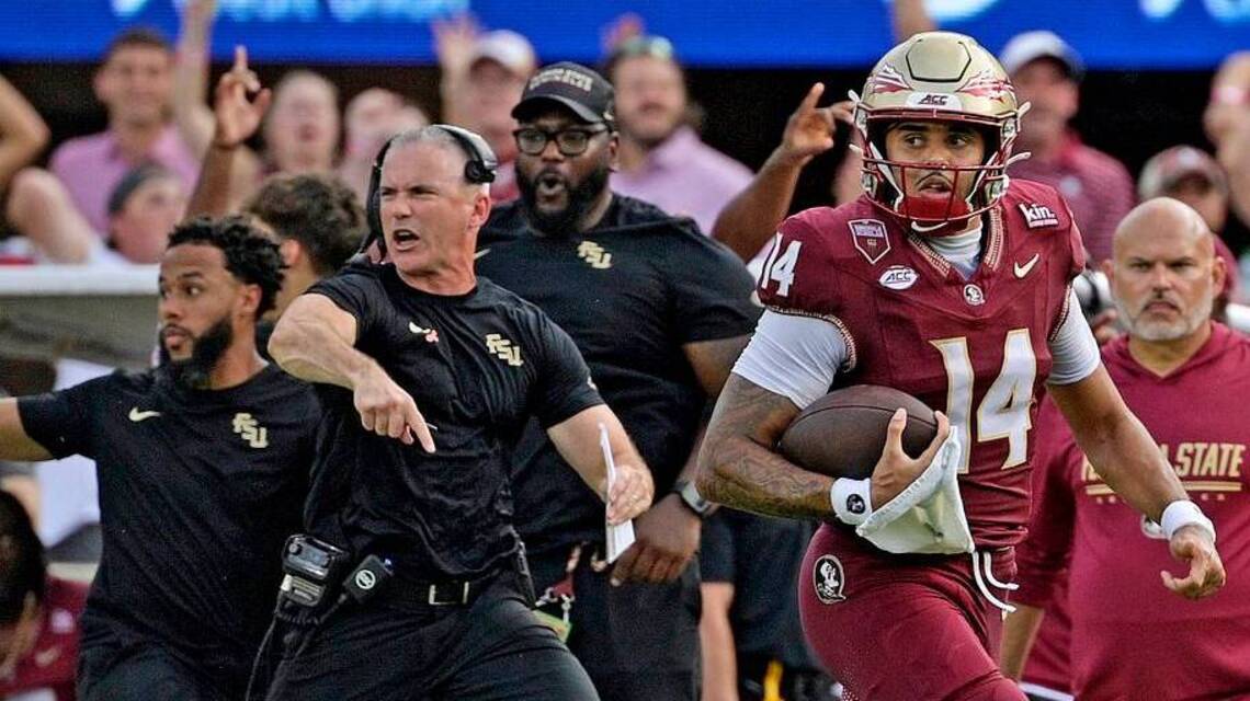 Ashton Daniels rushes for five TDs as FSU routs Virginia 38-7