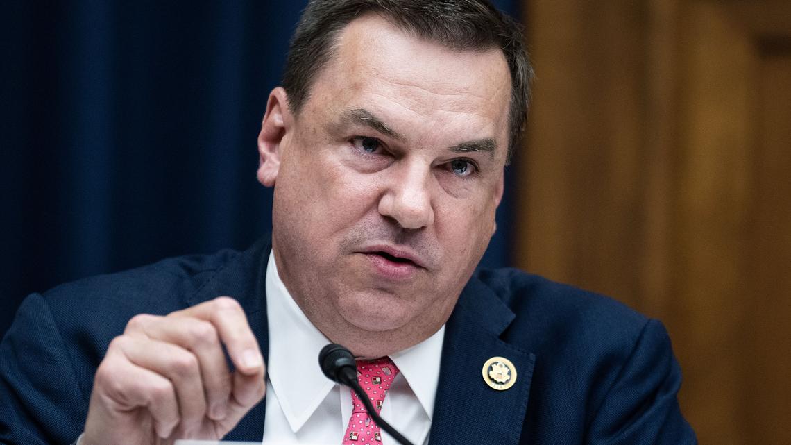 U.S. Rep. Richard Hudson (R-N.C.) speaks during the House Energy and Commerce markup of the FY2025 budget resolution in Rayburn Building on May 13, 2025, in Washington, D.C. (Tom Williams/CQ Roll Call/Zuma Press/TNS)