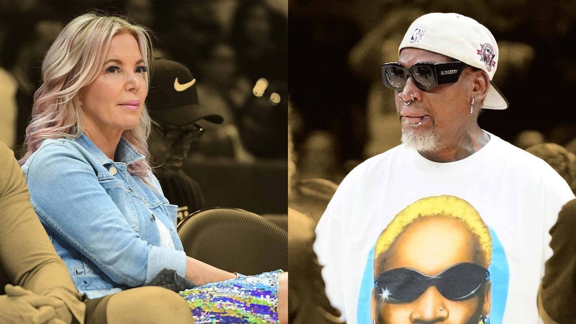 Jeanie Buss denied dating Dennis Rodman: "Make sure we know where he is at all times" 