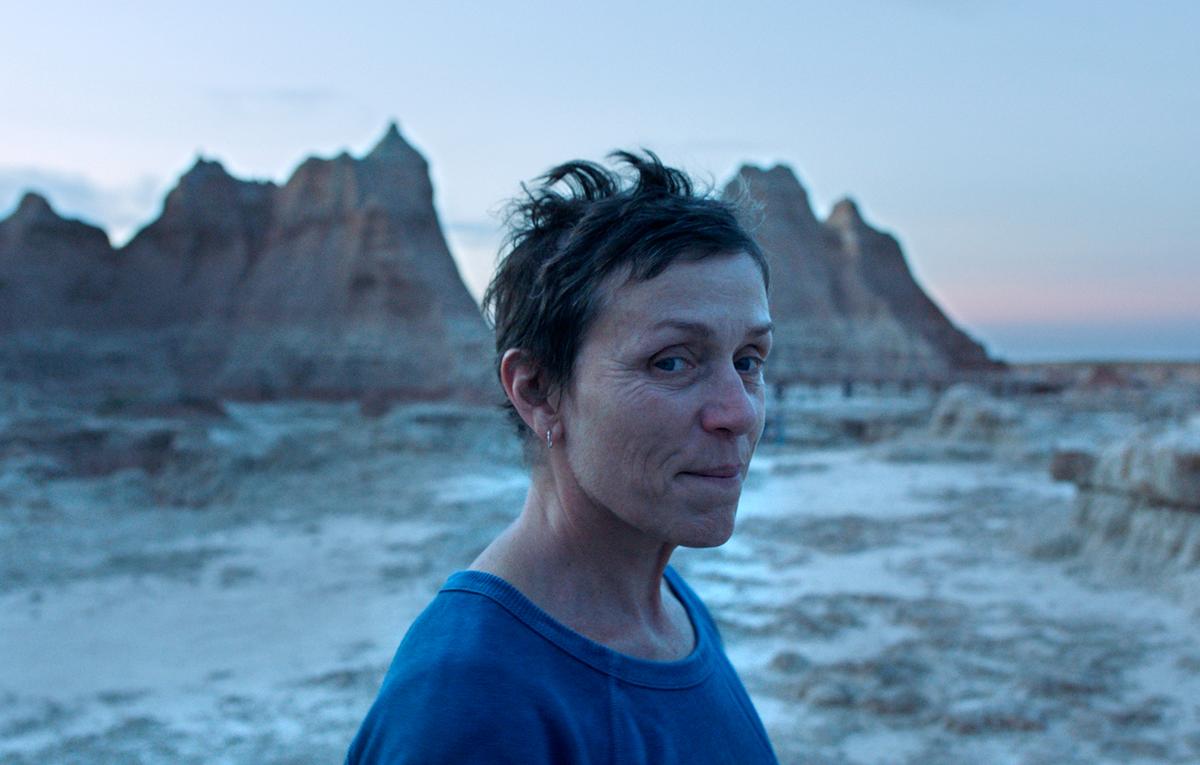 In “Nomadland,” Frances McDormand is Fern, a widow who has lost her job and hits the road. McDormand, along with producer Peter Spears, a Kansas City native, optioned the book the film is based on.