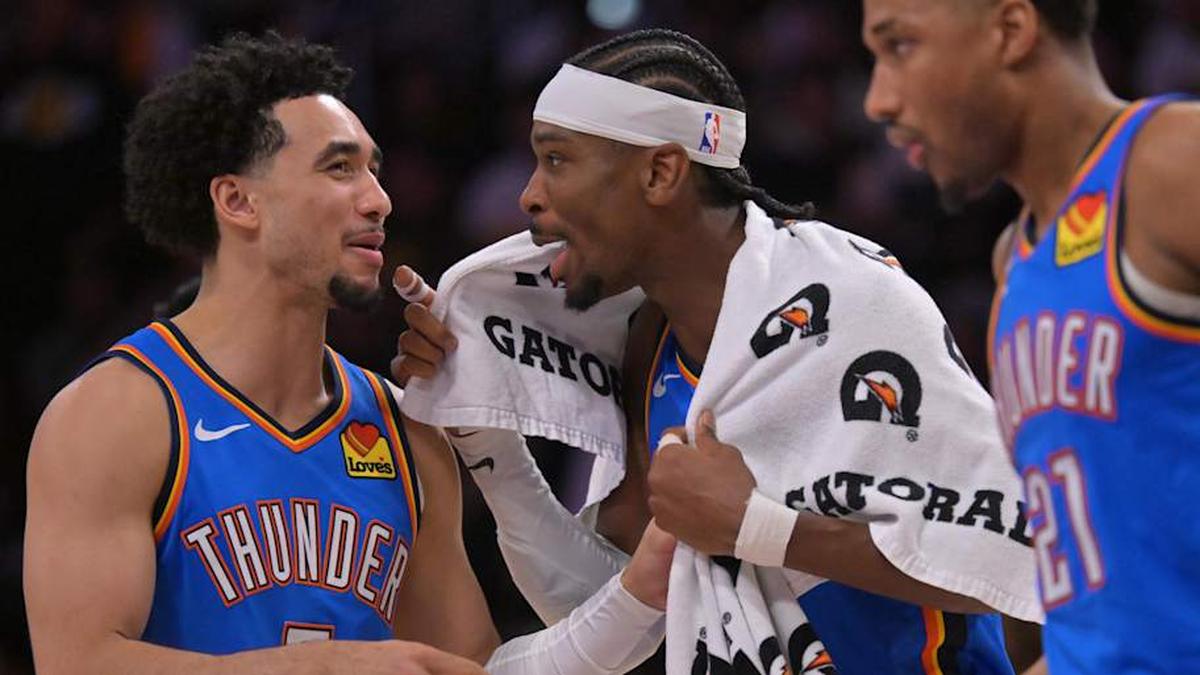 The Thunder took care of the Lakers in Game 3 on Saturday | Jayne Kamin-Oncea-Imagn Images 