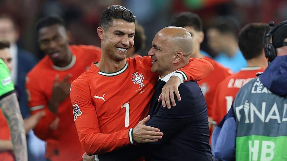  Cristiano Ronaldo (left) and Roberto Martínez will be gunning for World Cup glory this summer. | Crystal Pix/MB Media/Getty Images 