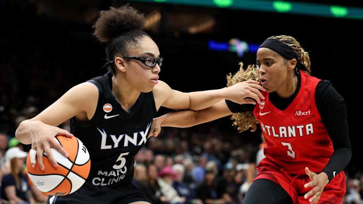  Olivia Miles (left) is already earning Rookie of the Year buzz after an impressive WNBA debut for the Lynx. | Matt Krohn-Imagn Images 