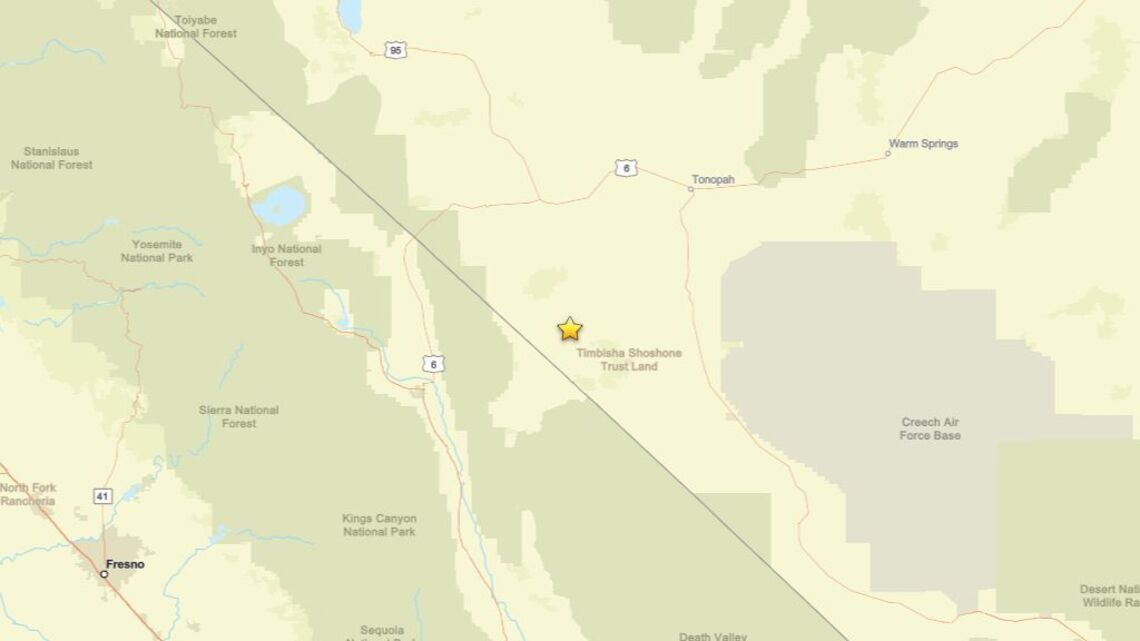 Update: 2.0 magnitude earthquake reported near Silver Peak, NV on Sept. 3 