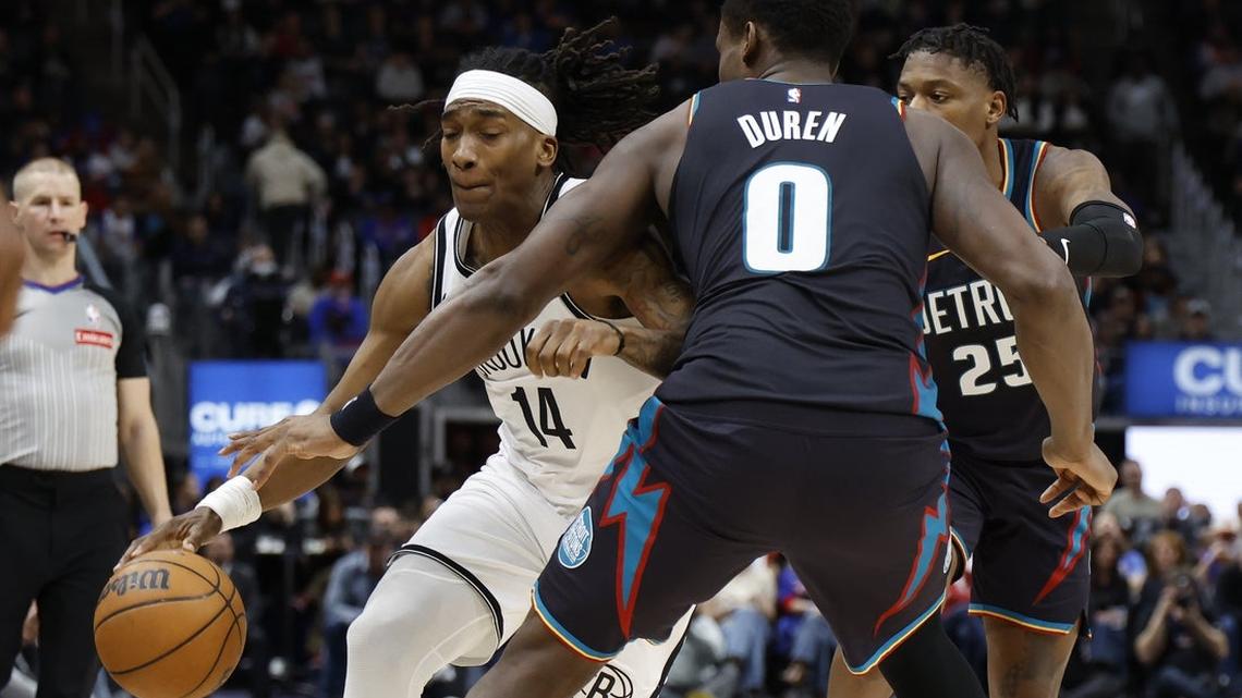 NBA roundup: Down 23, Nets stun Pistons to halt 10-game skid