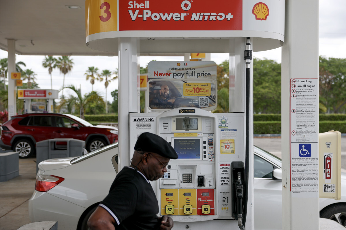  Motorists are finally getting some relief on fuel prices - though they remain well above pre-Iran War levels. Joe Raedle/Getty Images