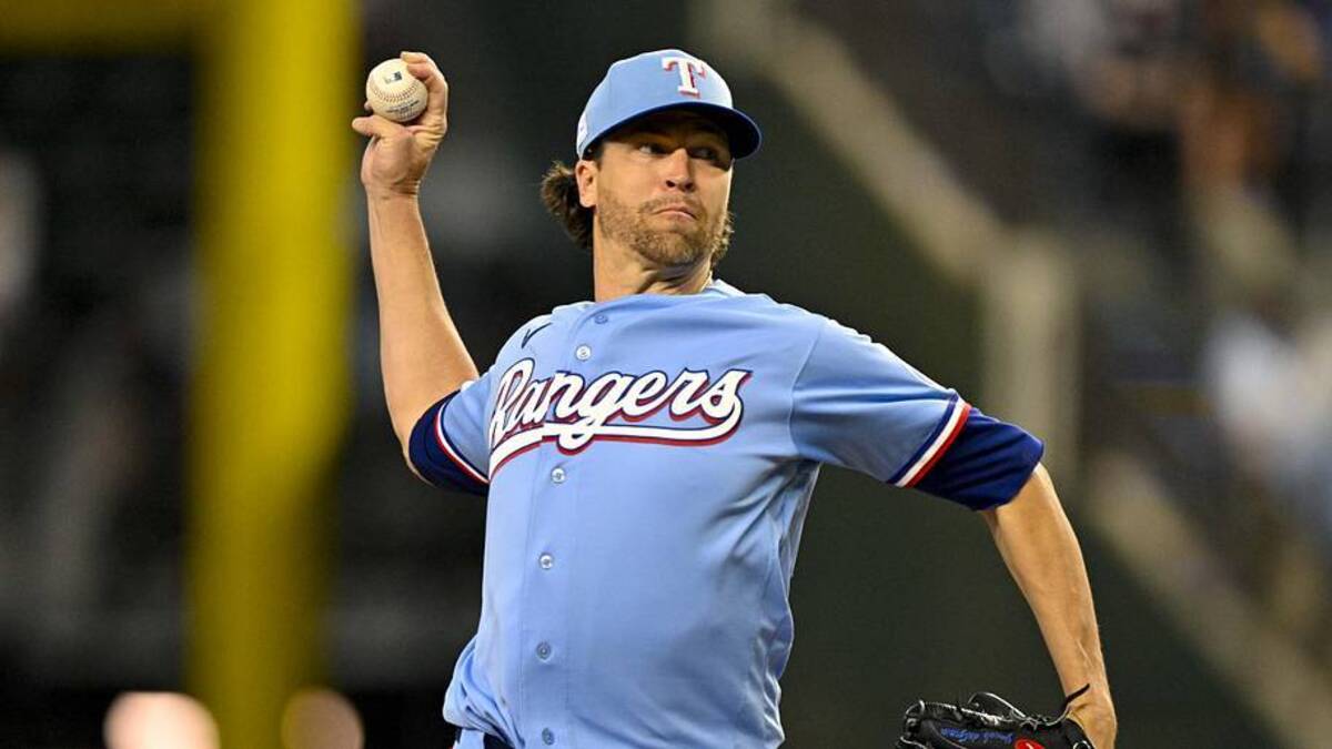  Rangers starting pitcher Jacob deGrom is vying to become the eighth pitcher to win the Cy Young Award in both leagues. | Jerome Miron-Imagn Images 